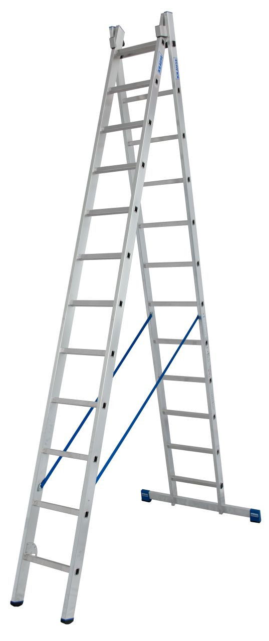 Krause STABILO Professional kétrészes létrafokos többcélú létra, 2x12 fokos termék fő termékképe