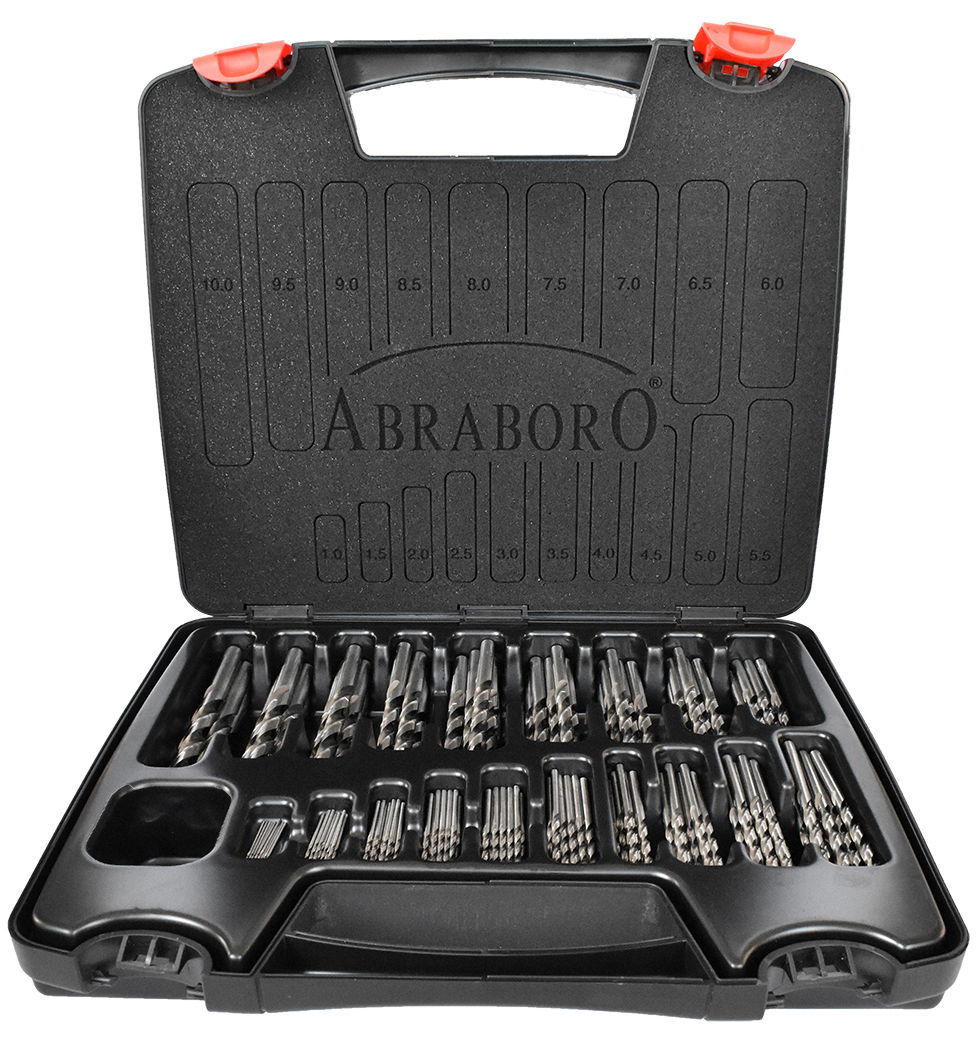 Abraboro HSS-GS 170 részes fémfúró készlet termék fő termékképe