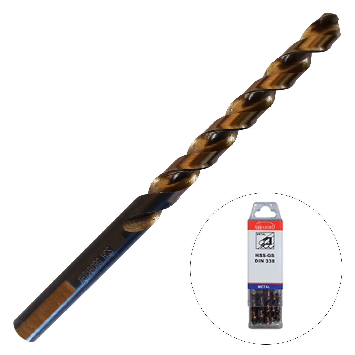 Abraboro 5.2 x 86 / 52 mm MULTISPEED HSS-GS fémfúró háromszög szárral X-Pack, 10 db/csomag termék fő termékképe