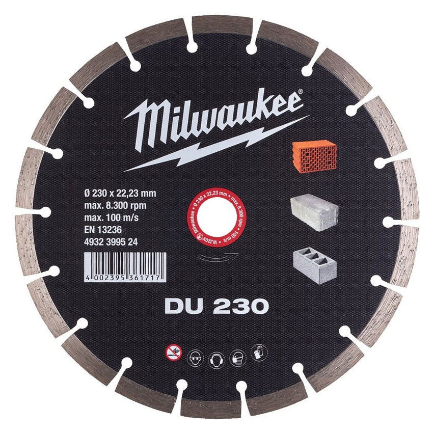 Milwaukee DU gyémánt vágótárcsa, Ø230 mm termék fő termékképe