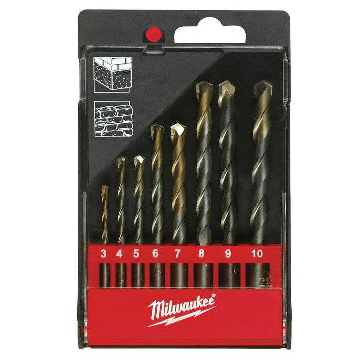 Milwaukee Betonfúró készlet, hengeres befogású, 8 darabos termék fő termékképe