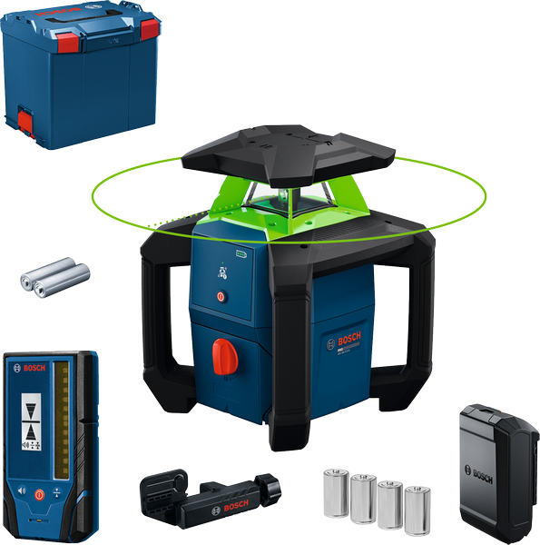 Bosch GRL18V-3-31G forgólézer (akku és töltő nélkül, L-BOXX-ban) termék fő termékképe