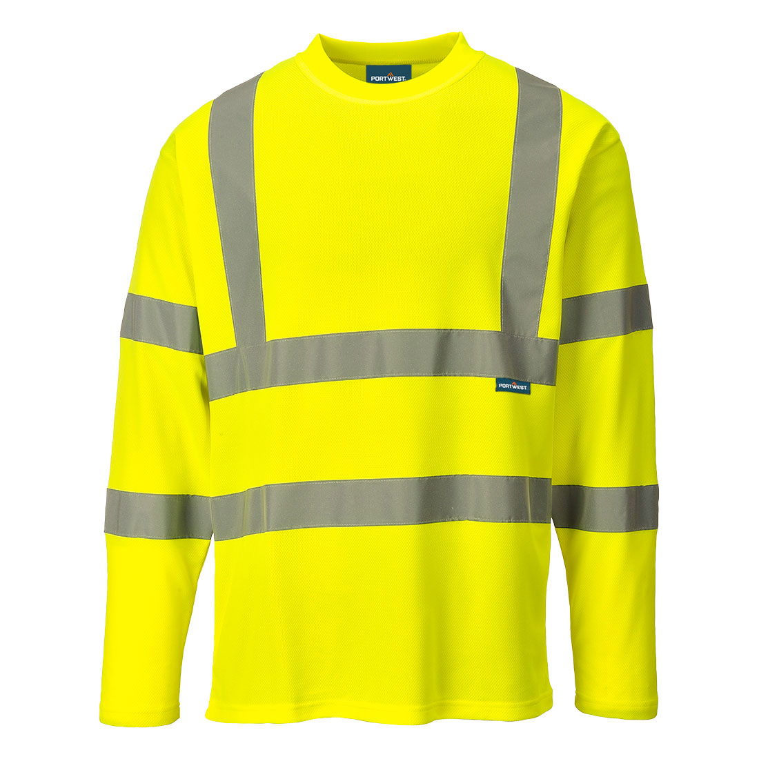 Portwest S278 - Hi-Vis hosszú ujjú póló, sárga termék fő termékképe